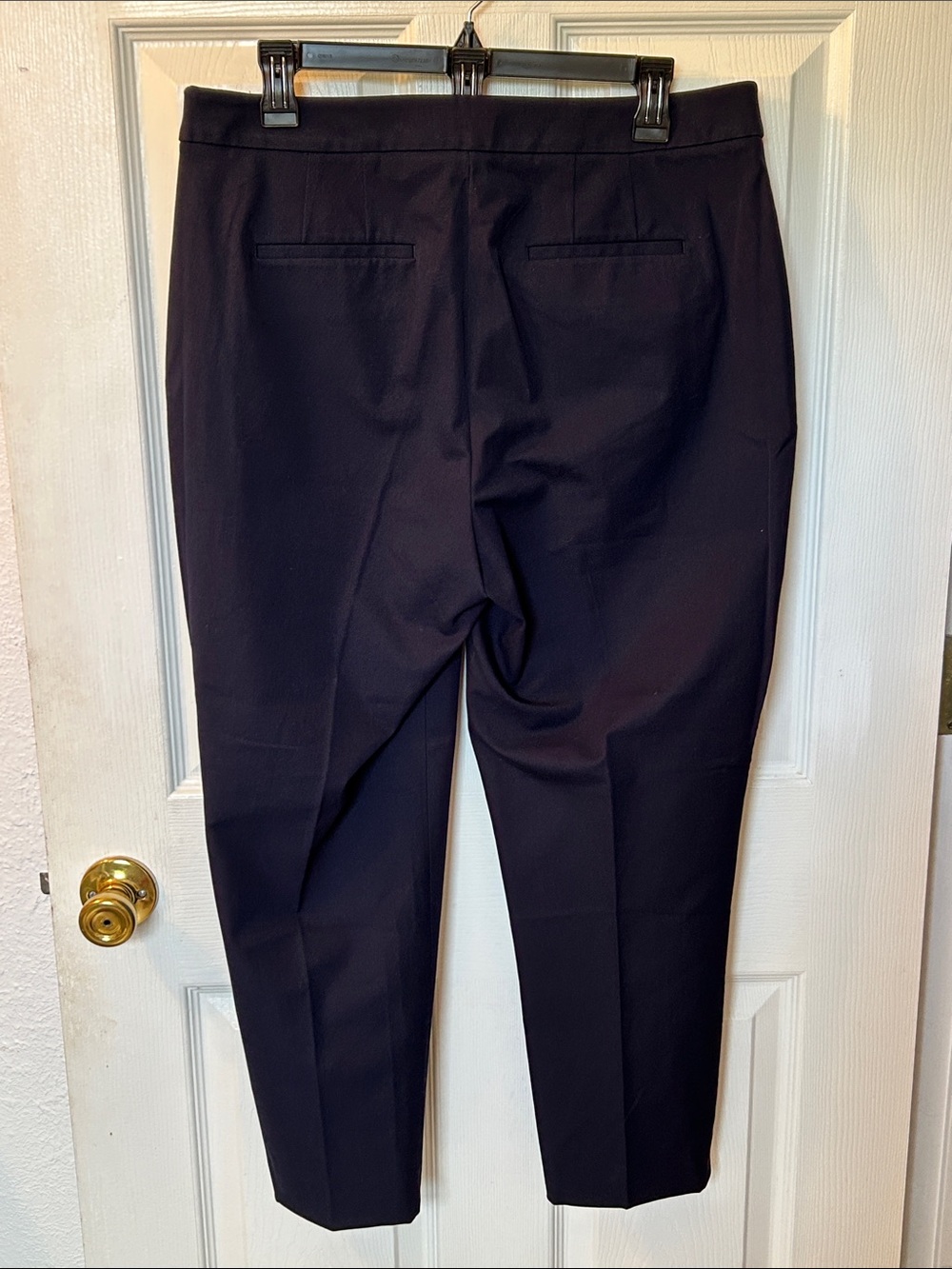 Talbots Chatham curvy stretch ankle pants navy blue size 12P petite - Picture 5 of 10